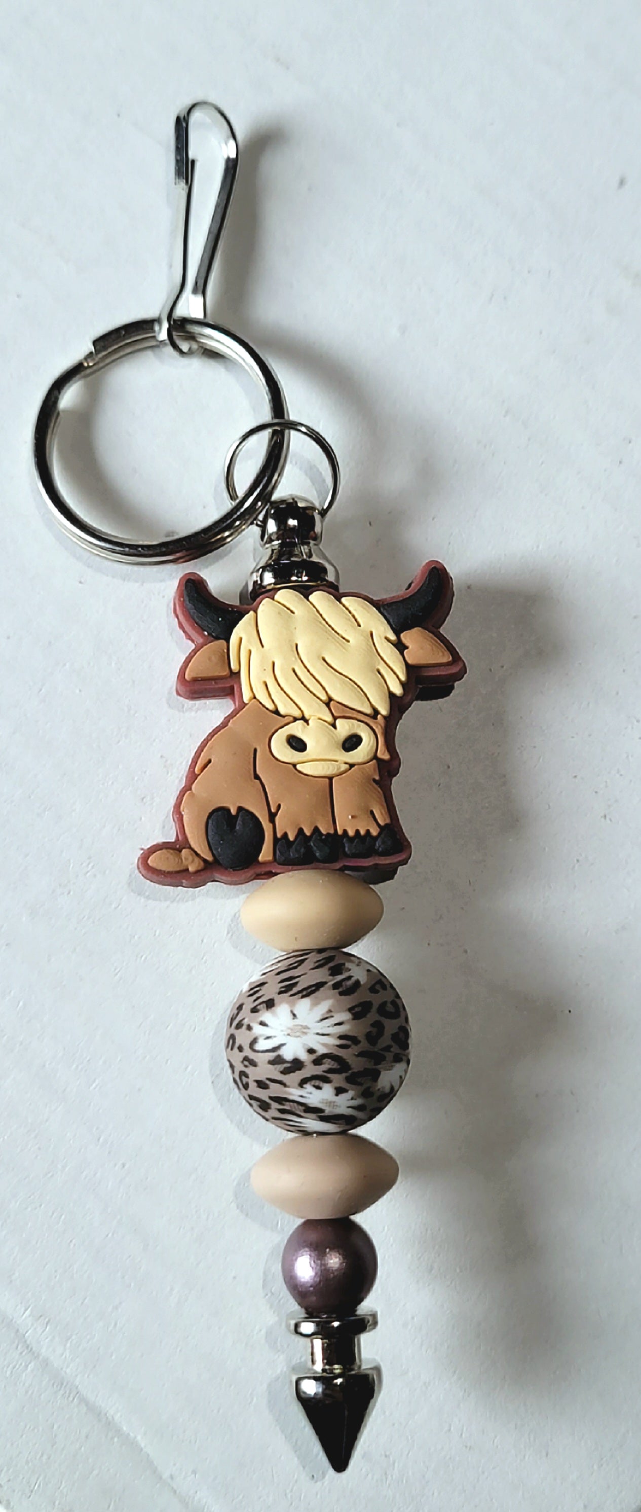 Highland Cow Keychain